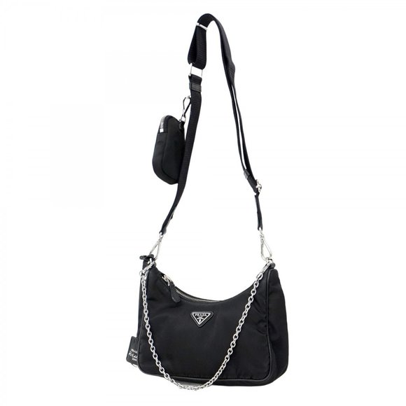 PRADA Handbags - Prada Shoulder Bag Nylon Black Women's P1045439